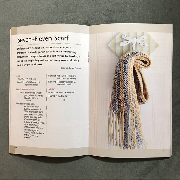 Simple 1-2-3 Knitting scarves - Picture 4 of 6